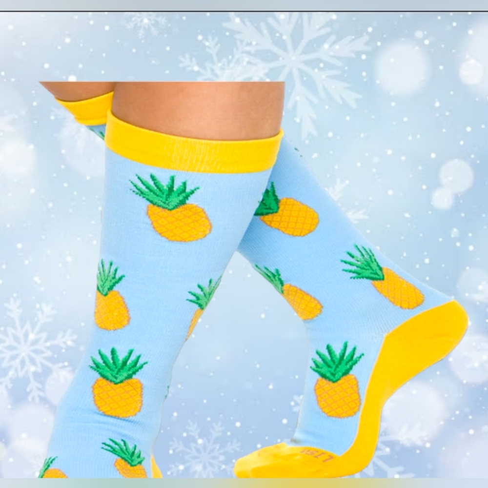 Compression Pineapple Socks, S/M